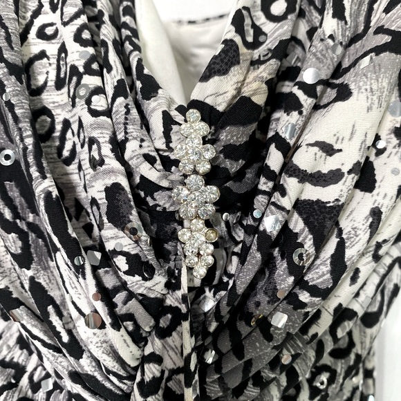 Sparkly Cheetah Print Dress - Picture 2 of 4